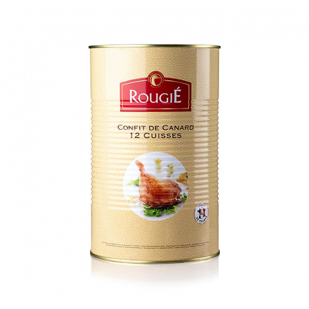Rata, gasca si foie gras - Pulpe de rata confit, Rougié, 12 pulpe, 3,825 kg