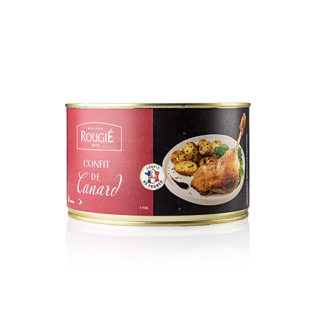 Rata, gasca si foie gras - Pulpe de rata confit, Rougié, 4 pulpe, 1,35 kg