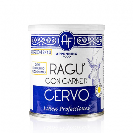Sosuri, supe, fonduri - Ragù de cerb (Cervo), Appennino, 800 g