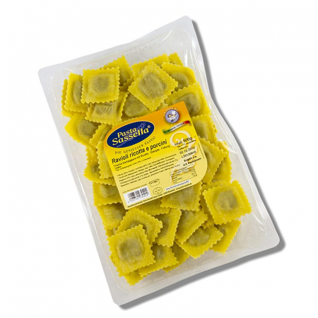 Bacanie - Ravioli/panzerotti proaspete cu umplutură de ricotta și porcini, 500 g