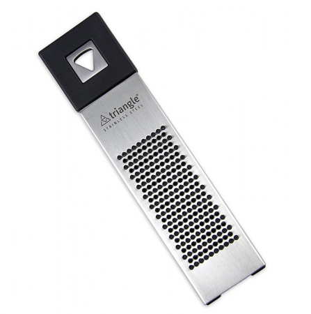 Razatoare pentru ghimbir si lamaie, 18,5 cm lungime, 4,5 cm latime, otel inoxidabil, Triangle Tools, 1 buc [0]