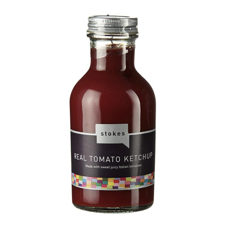 Sosuri, supe, fonduri - Real Tomato Ketchup, Stokes, 257 ml