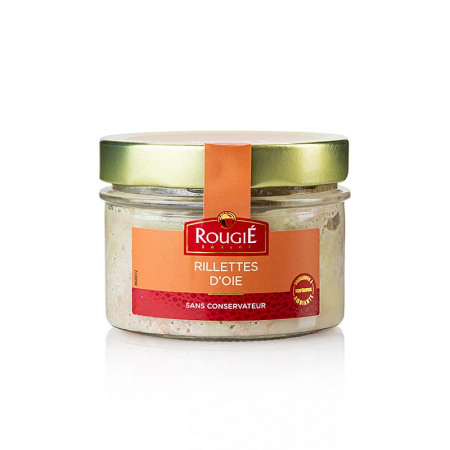 Rata, gasca si foie gras - Rillette de gâsca, Rougié, placinta cu carne de gâsca, 180 g