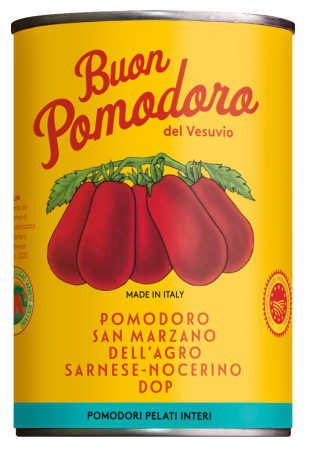 Conserve - Rosii decojite, intregi, San Marzano, DOP - 400g