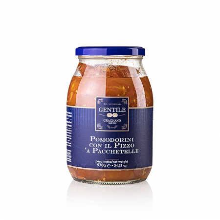Bacanie - Pomodorini Pizzo Pacchetelle, rosii cherry, Pastificio Gentile Gragnano, 970 g