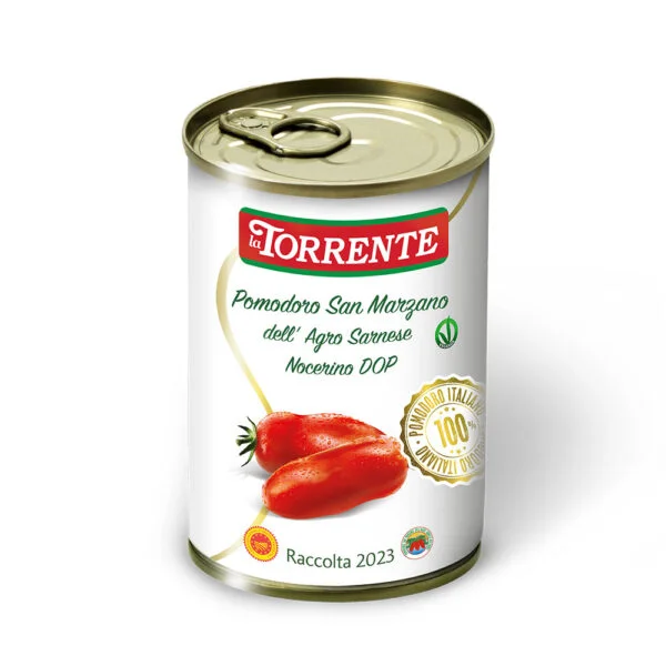 Conserve - Rosii San Marzano, intregi, rosii, decojite, Campania, Italia, 400 g