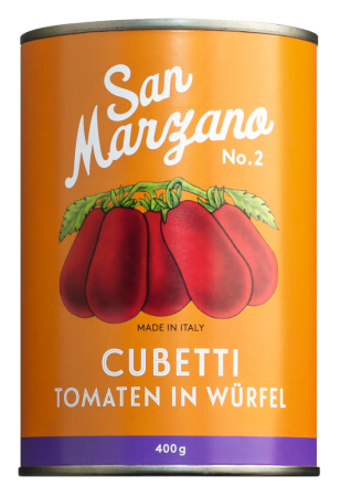 Conserve - Rosii San Marzano, cuburi, No2 - 400g