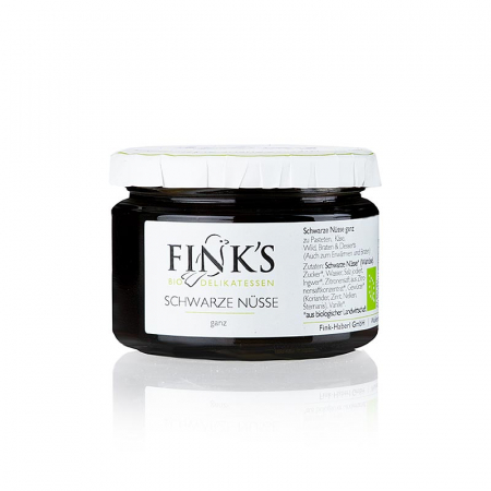 Miere, chutney si dulceata - Nuci negre (intregi) in sirop, organice, 270 g