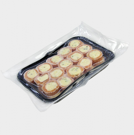 Gustari - Rulada de somon afumat, mediteranean, cu masline si crema de branza, congelata, 300 g, 30 x 10g