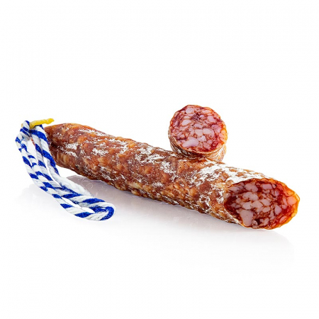 Produse afumate - Salam crud-uscat cu branza de capra, Terre de Provence, Saucisson, 120 g