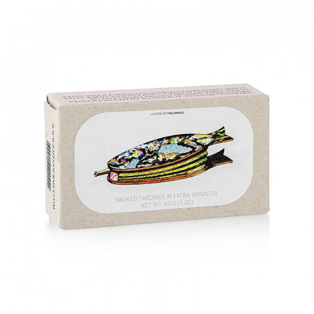 Conserve - Sardine, afumate, in ulei de masline extravirgin, Jose Gourmet, 90 g