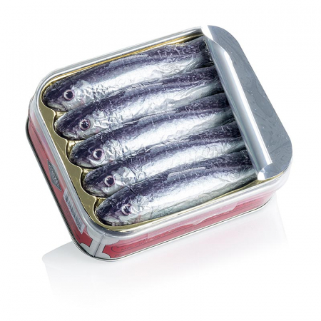 Ciocolata - Sardine de ciocolata, ciocolata cu lapte, Michel Cluizel, staniol, 75 g, 5 bucati