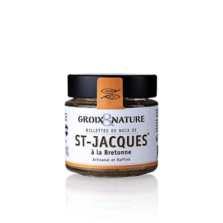 Conserve - Rilette de scoici (St. Jacques), Groix & Nature, 100 g