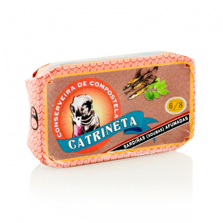 Conserve - Sardine, intregi, afumate, Catrineta, 81 g