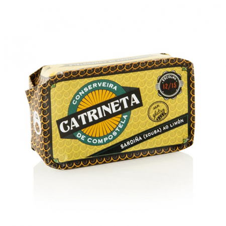 Conserve - Sardine, intregi, in ulei de masline si lamaie, Catrineta, Spania, 115 g