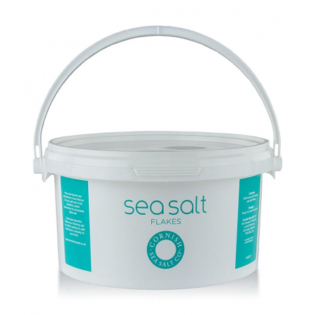 Sare de mare din Marea Nordului - Sare de mare Cornish Sea, fulgi de sare de mare aspra, Cornwall / Anglia, 1 kg