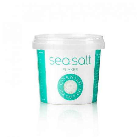 Sare de mare din Marea Nordului - Sare de mare Cornish Sea, fulgi de sare de mare aspra, Cornwall / Anglia, 150 g