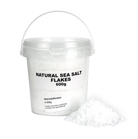 Sare de mare din Franta / Italia / Spania / Cipru / Africa - Sare de mare cu cristale in forma de piramida, naturala, Petros, Cipru, 600 g