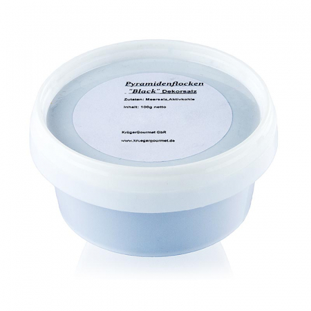 Sare decorativa neagra in forma de piramida, Petros, Cipru, 100 g [0]
