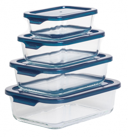 Tavi - Sareva Oven Dishes Cook & Fresh Rectangle - Set 4 / 40 cl, 60 cl, 1 L, 1,5 L