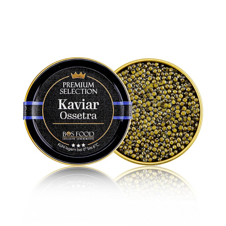 Caviar - Selecție de caviar - Ossetra / Osietra, fara conservanti - 30gr