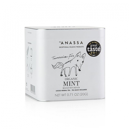 Ceai - ANASSA Mint Tea (ceai de mentă), în vrac cu 20 plicuri, ORGANIC, 20 g