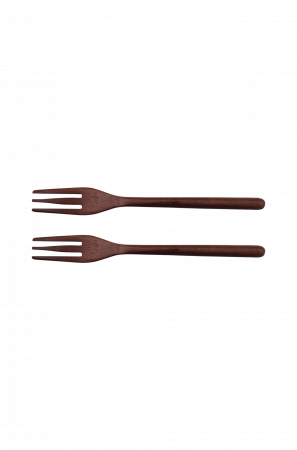 Noutati Gourmetto - Set 2 furculite ASA, salcam L. 15 cm, L. 1,8 cm, H. 1,2 lemn