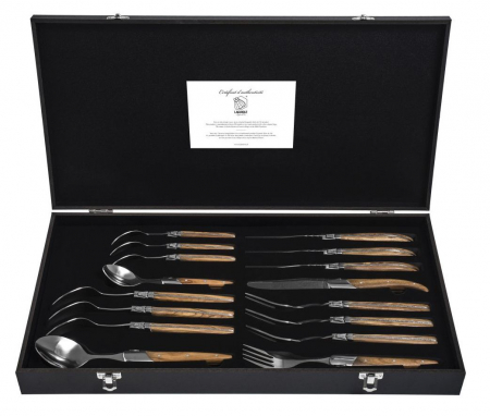 Cutite pentru friptura - Set 16 Tacamuri , Laguiole Style de Vie, Luxury Line