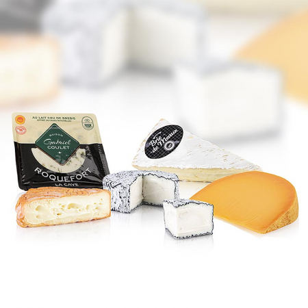 Branzeturi - Set branzeturi Franta, 5 soiuri, 775 g, 5 bucati.