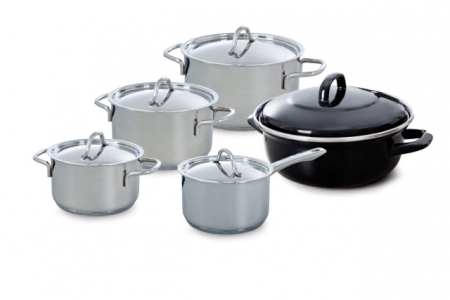 Seturi de oale si tigai - Set de tigaie BK din 4 piese Profiline cu caserola Fortalit