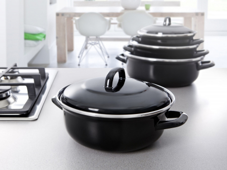 Set de tigaie BK din 4 piese Profiline cu caserola Fortalit [2]