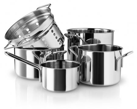 Seturi de oale si tigai - Set de tigaie Eva Solo Set de 5 din otel inoxidabil