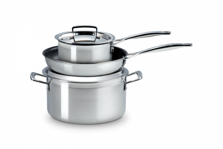 Set de tigaie Le Creuset din otel inoxidabil, 3 piese [5]