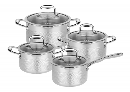 Seturi de oale si tigai - Set de tigaie Sola din 4 piese Noma Tri-ply