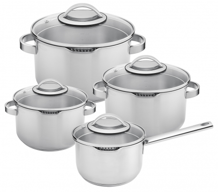Seturi de oale si tigai - Set de tigaie Sola din 4 piese Pearl