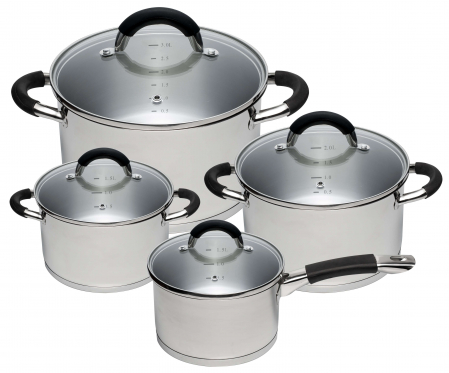 Seturi de oale si tigai - Set de tigaie Sola din 4 piese Venice Silver