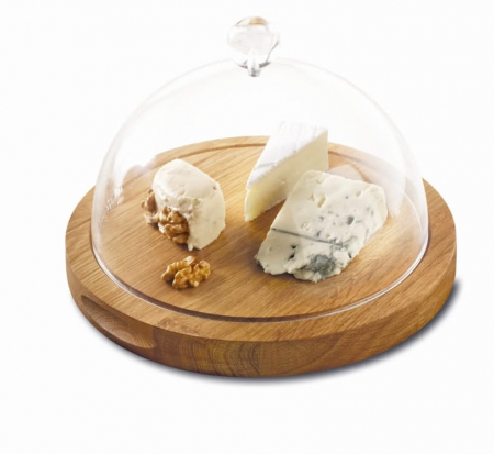 Vase gatit speciale - Platou servire branzeturi cu capac, 24cm