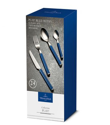 Fructiera - Set tacamuri, 24 piese, Colectia Play! 'Blue Ocean'