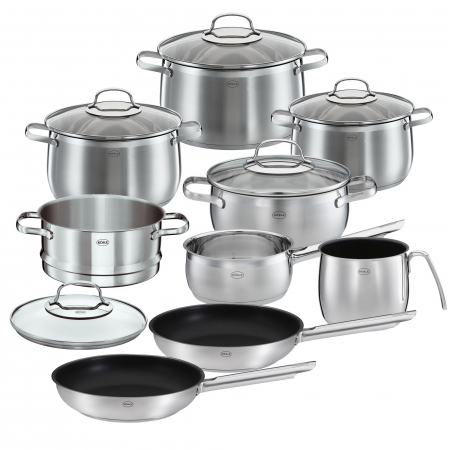 Seturi de oale si tigai - Set tigaie Rosle Elegance Globe 10 piese