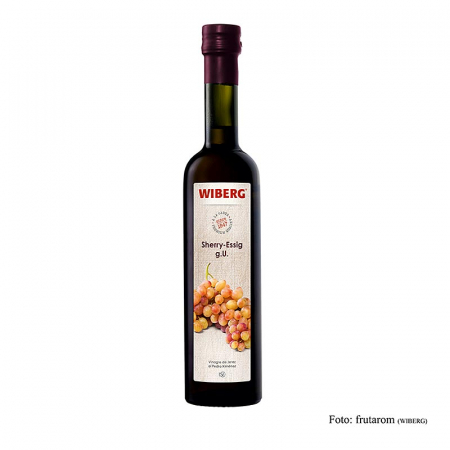 Otet Wiberg Gastro - Sherry Vinegar Reserva, din struguri Pedro Ximénez, acid 7%, Wiberg, 500 ml