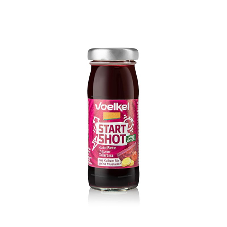 Bauturi racoritoare - Shot de sfecla rosie, ghimbir si guarana, BIO, Vegan, 95 ml
