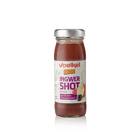 Bauturi racoritoare - Shot cu ghimbir si fructe de padure, BIO, vegan, 95 ml