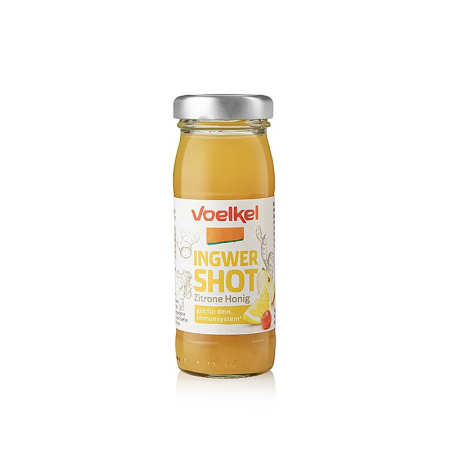 Bauturi racoritoare - Shot de ghimbir, lamaie si miere, BIO, 95 ml