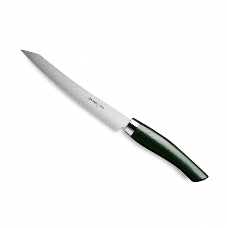 Cutite si accesorii - Slicer Nesmuk Soul 3.0, 160 mm, manson din otel inoxidabil, maner Micarta verde, 1 buc