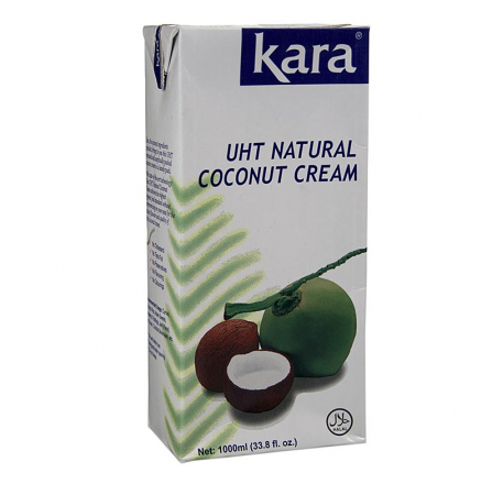 Condimente asiatice, arome - Smantana de cocos, 24% grasime, Kara, 1 l