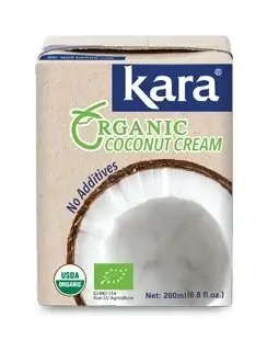 Condimente asiatice, arome - Smantana de cocos BIO, 24% grasime, Kara, 200 ml