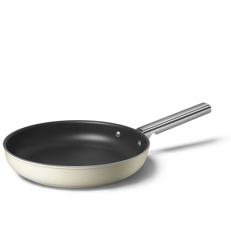 Ustensile de Bucatarie - SMEG Tigaie Crema Mat Ø 28 cm