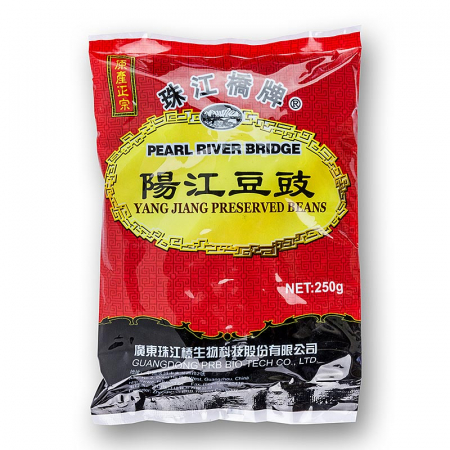 Diverse ingrediente asiatice - Soia neagra, fermentata si sarata, Pearl River Bridge, 250 g