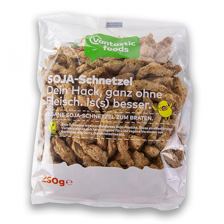 Vegetariene si Vegane - Soia Schnetzel, Vantastic Foods, vegan, 250 g