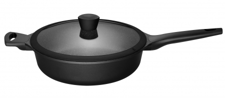 Ustensile de Bucatarie - Sola Tigaie cu capac Fair Cooking Black 28 cm